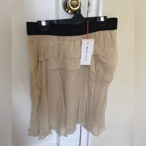 SEE BY CHLOE SILK RUFFLE DECADENCE SKIRT SIZE 4 New Italy